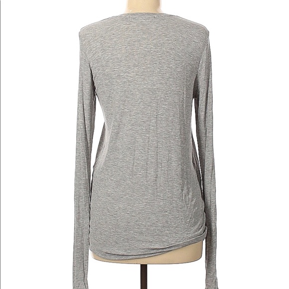 Feel the Piece Super Soft V-neck Hi-Lo Henley M/L - Picture 2 of 9